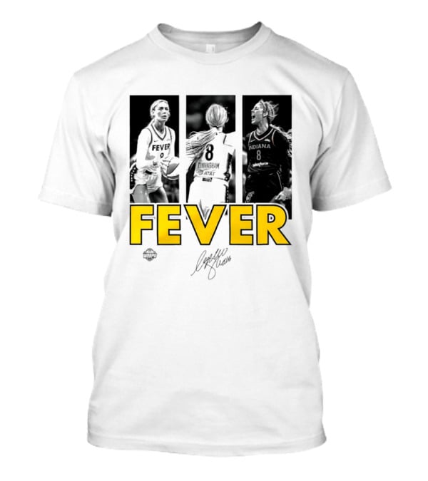 Sophie Cunningham Indiana Fever 8 Signature WNBA Player Collage T-Shirt
