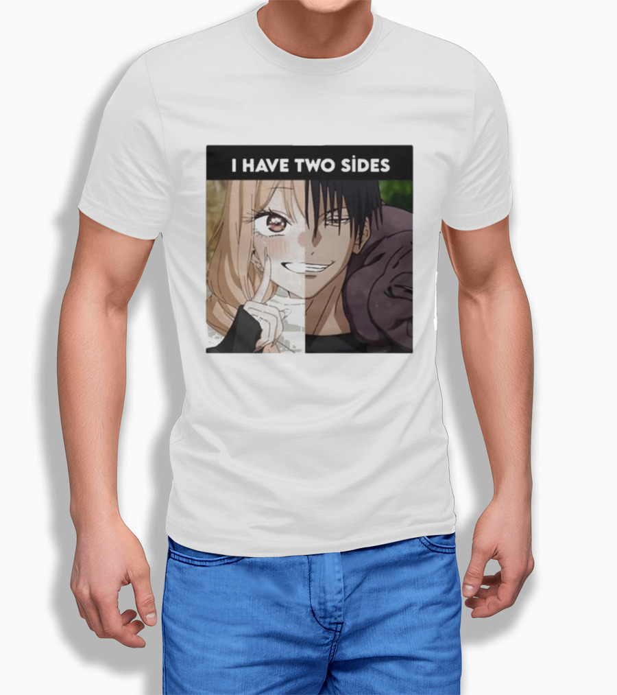 I Have Two Sides Toji Fushiguro And Marin Kitagawa Manga Characters T-Shirt