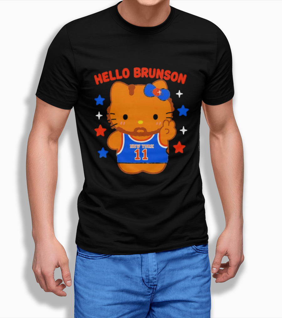 Hello Kitty Jalen Brunson New York 11 Collaboration T-Shirt