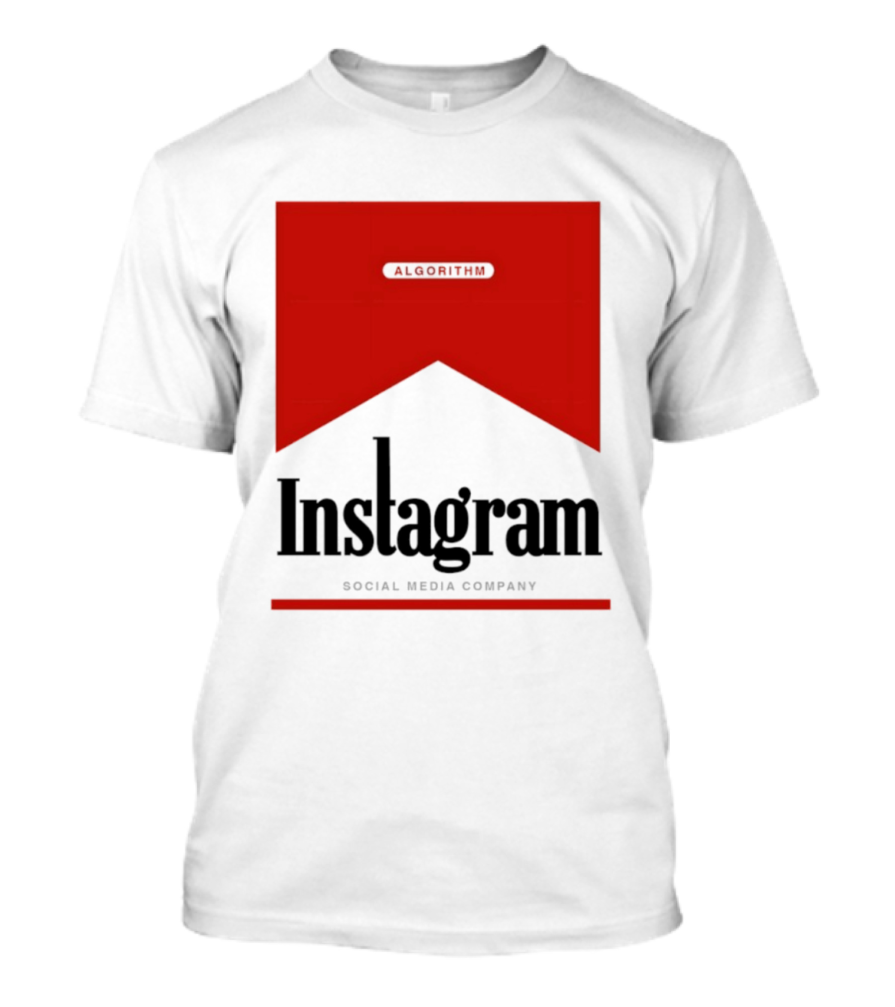 Instagram Social Media Company Algorithm Marlboro T-Shirt