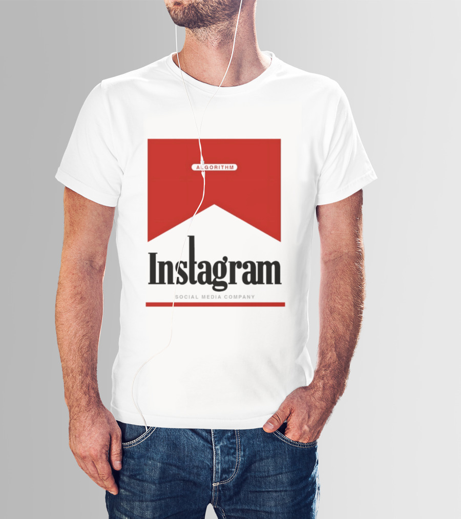Instagram Social Media Company Algorithm Marlboro T-Shirt