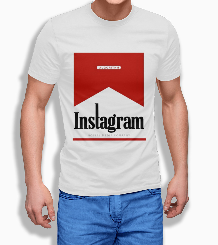 Instagram Social Media Company Algorithm Marlboro T-Shirt