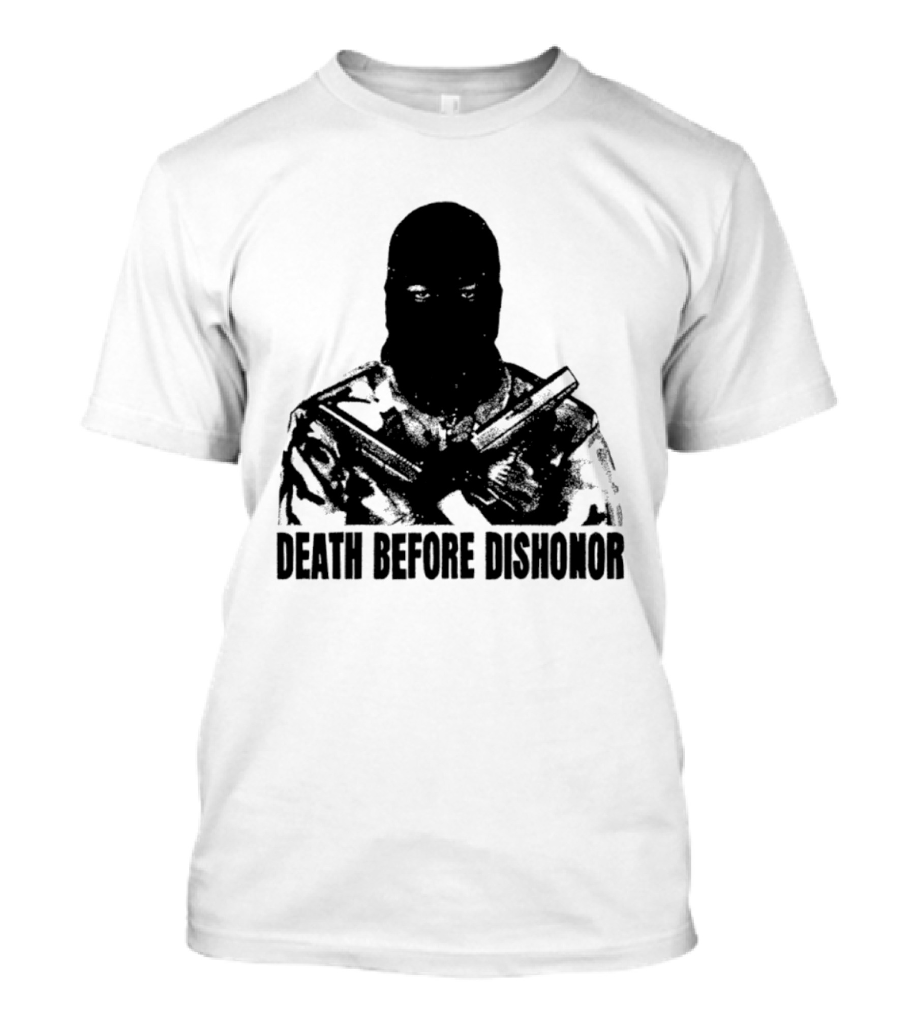 Death Before Dishonor Military Tactical Soldier T-Shirt
