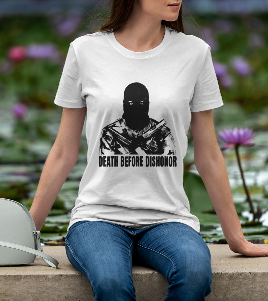 Death Before Dishonor Military Tactical Soldier T-Shirt
