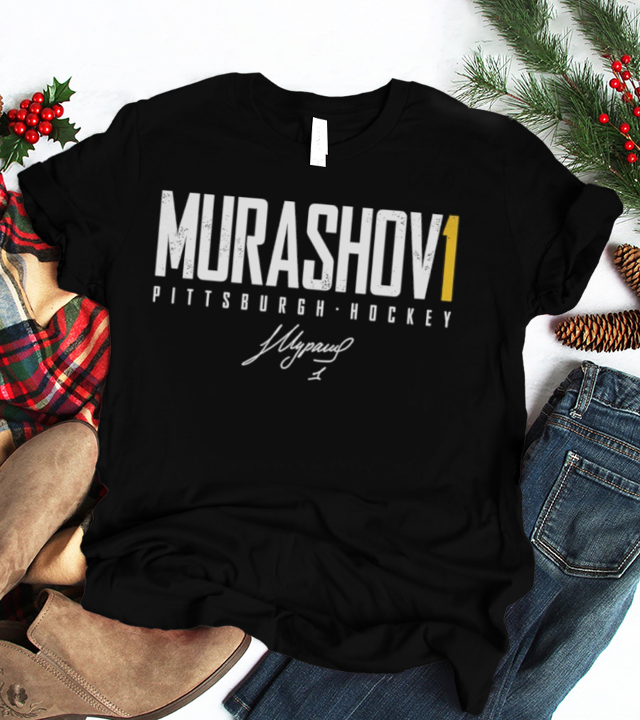 Murashov 1 Pittsburgh Hockey Signature T-Shirt