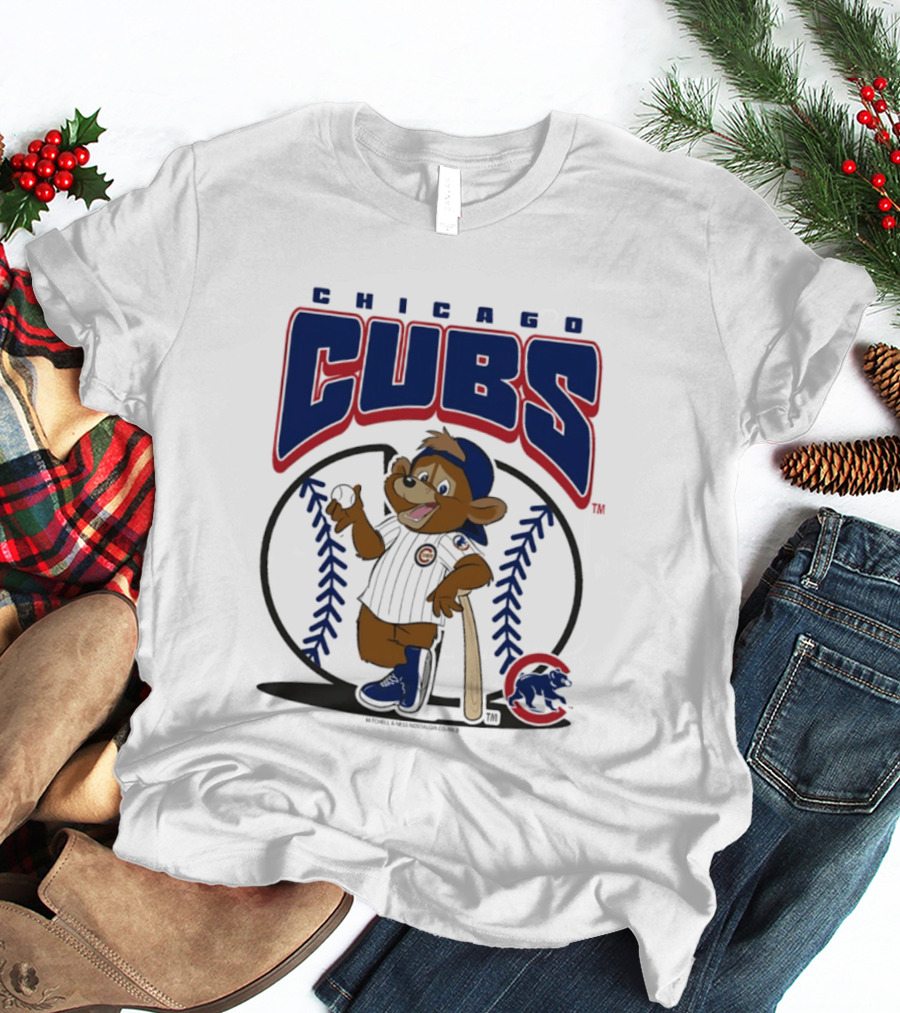 Chicago Cubs Clark The Cub MLB Baseball Character Logo 2026 T-Shirt
