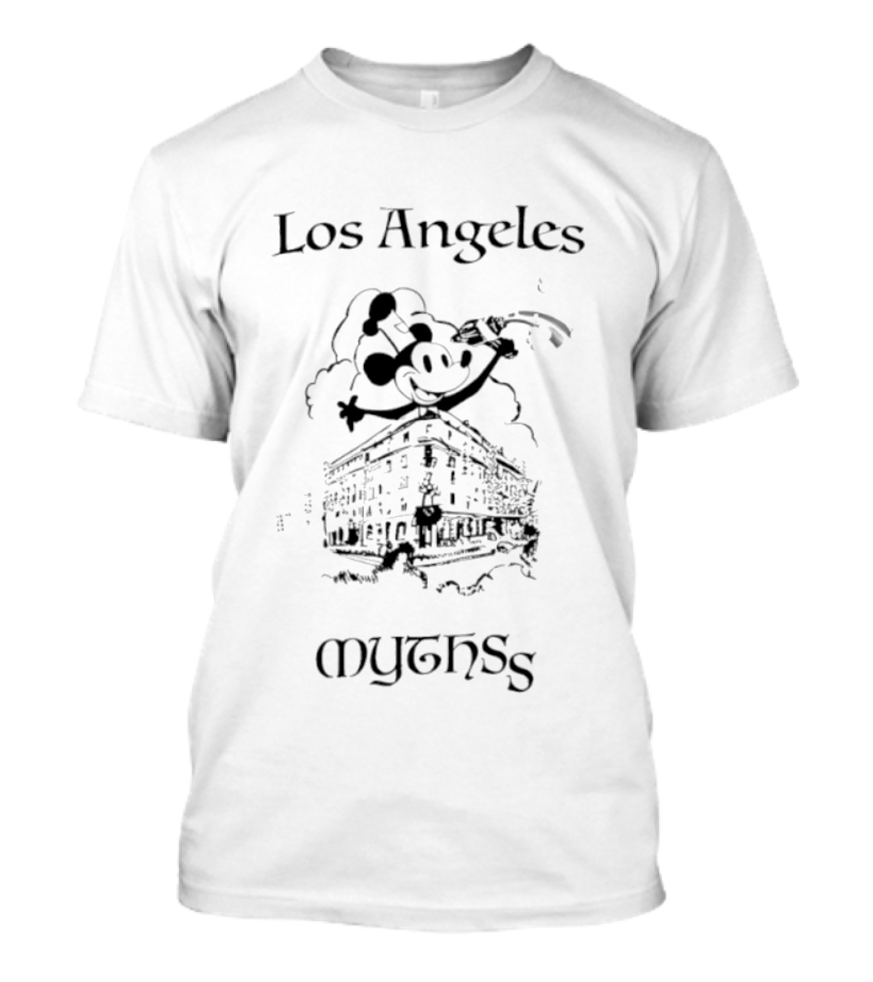 Los Angeles Mickey Mouse Mythss Paly Hollywood Namjoon RM T-Shirt