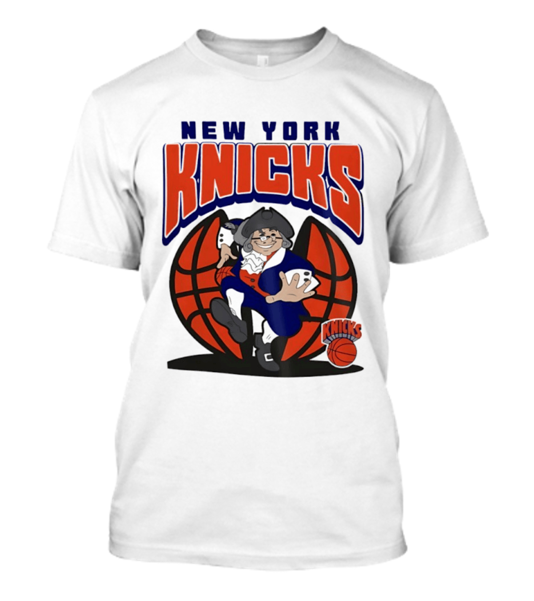 New York Knicks Father Knickerbocker Basketball Mania T-Shirt