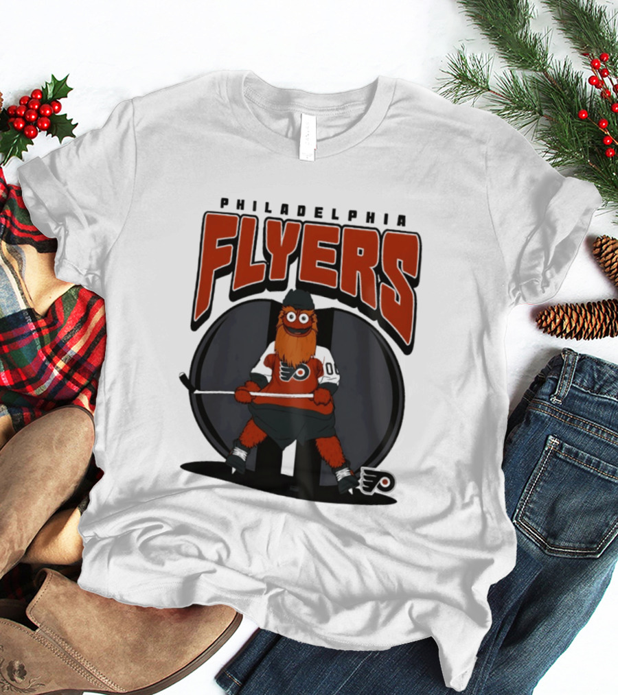 Philadelphia Flyers Gritty Mania NHL 2026 Hockey Mascot Fan Gear T-Shirt