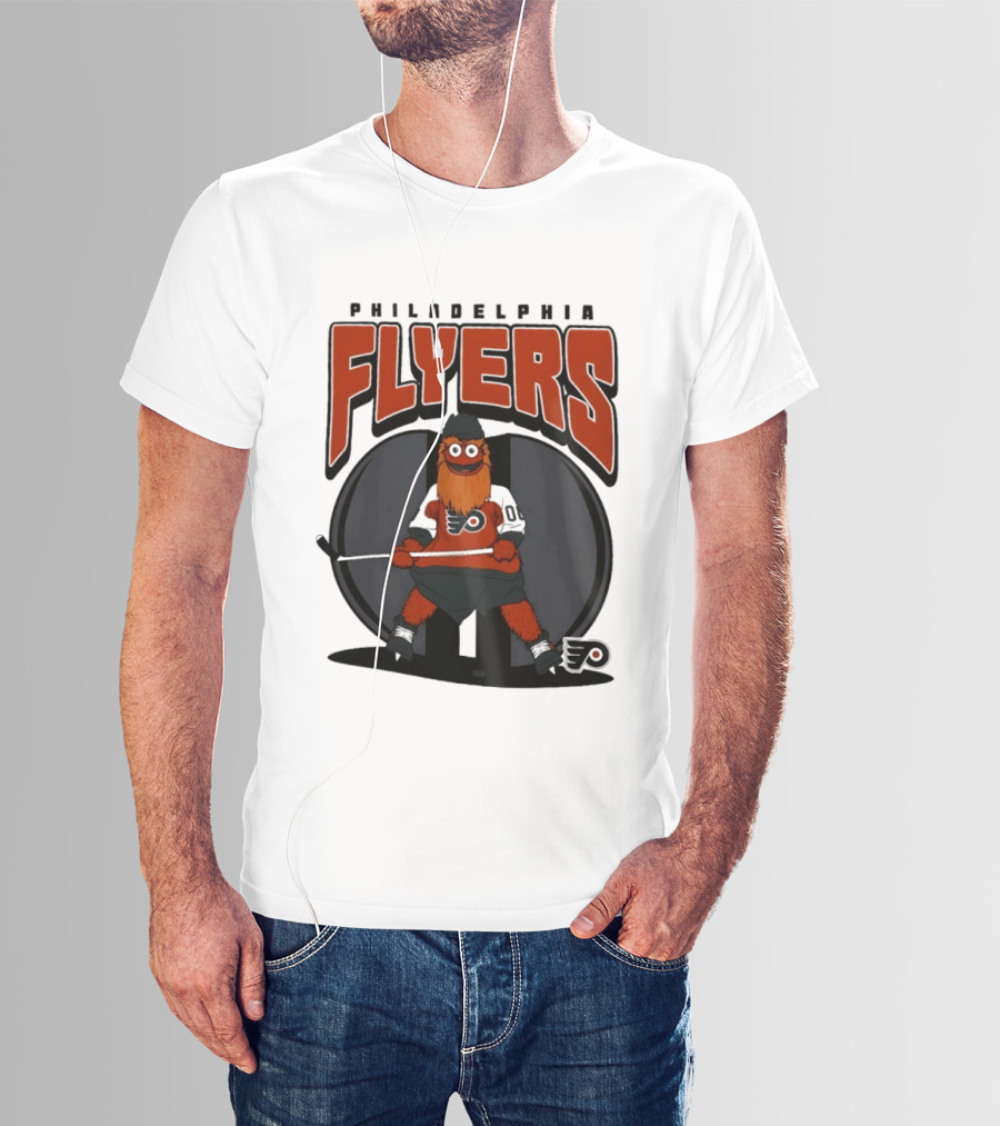 Philadelphia Flyers Gritty Mania NHL 2026 Hockey Mascot Fan Gear T-Shirt
