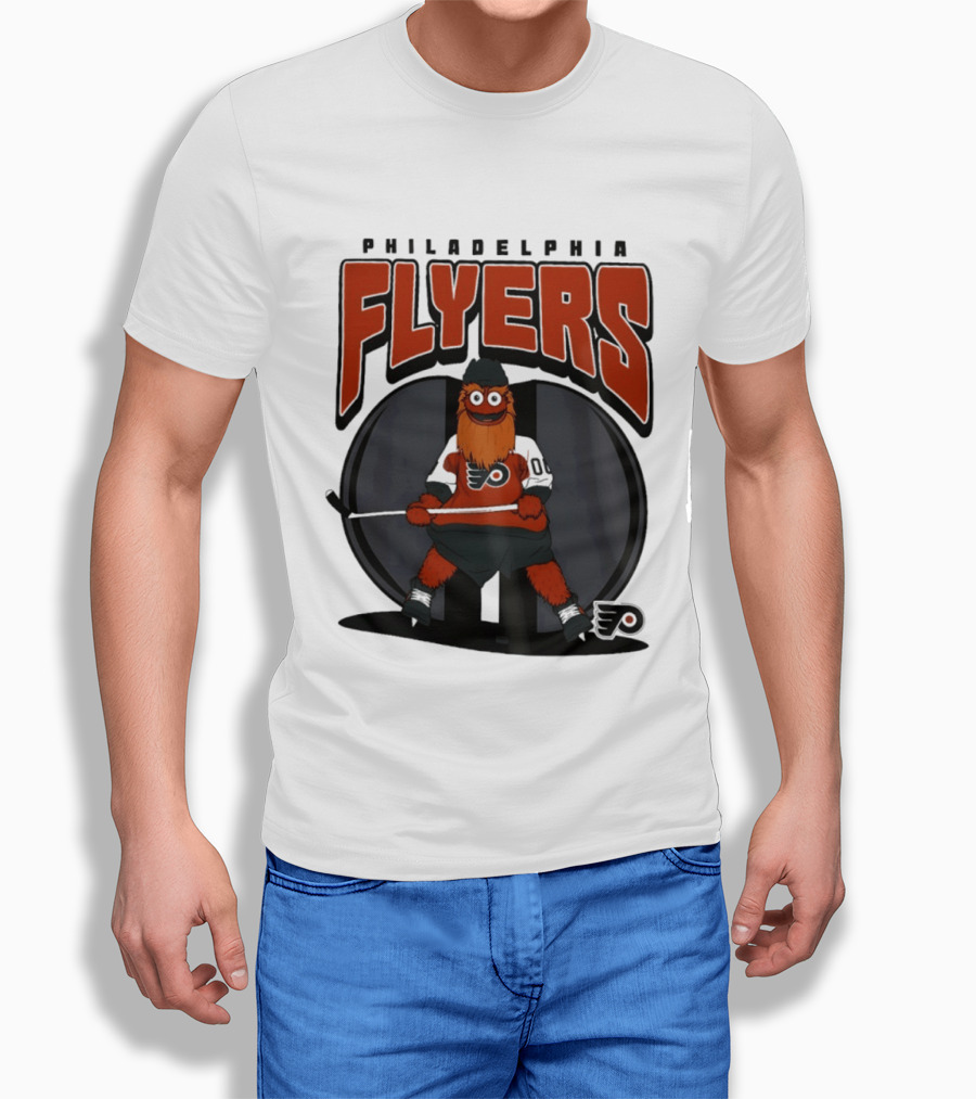 Philadelphia Flyers Gritty Mania NHL 2026 Hockey Mascot Fan Gear T-Shirt
