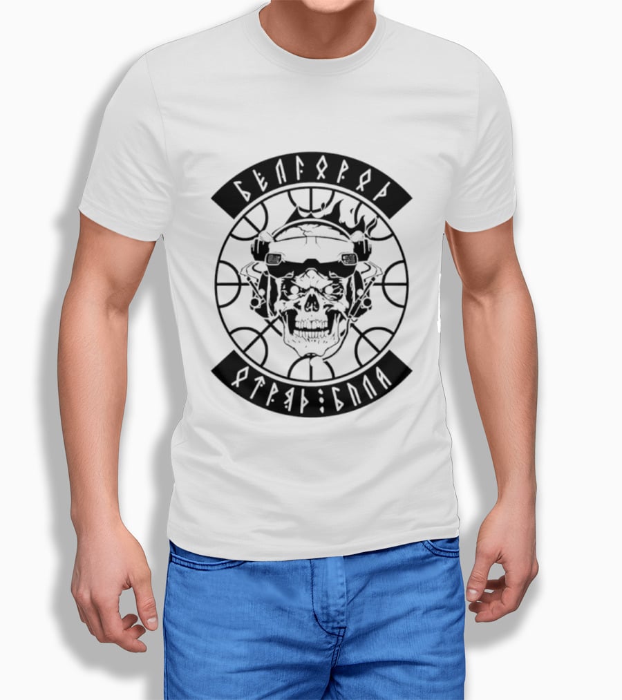 Belgorod UAV Squad Skull Tactical Military Skull T-Shirt