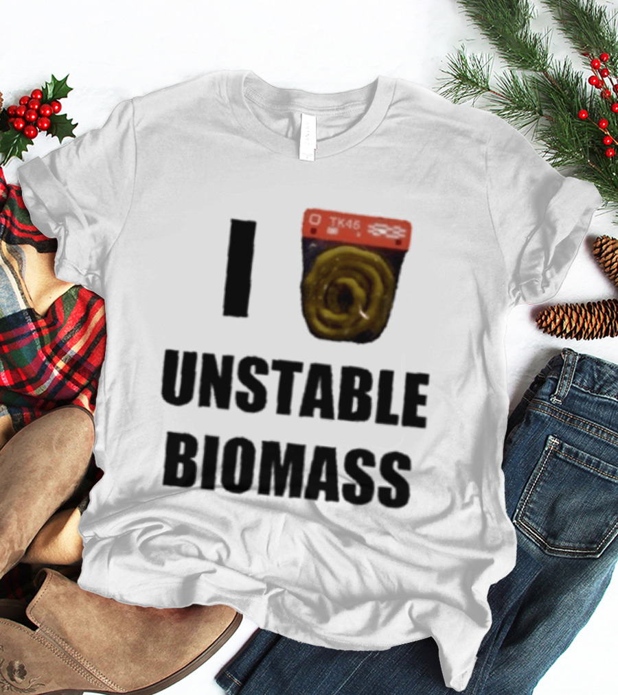I Love Unstable Biomass TK45 Sci Fi Laboratory T-Shirt