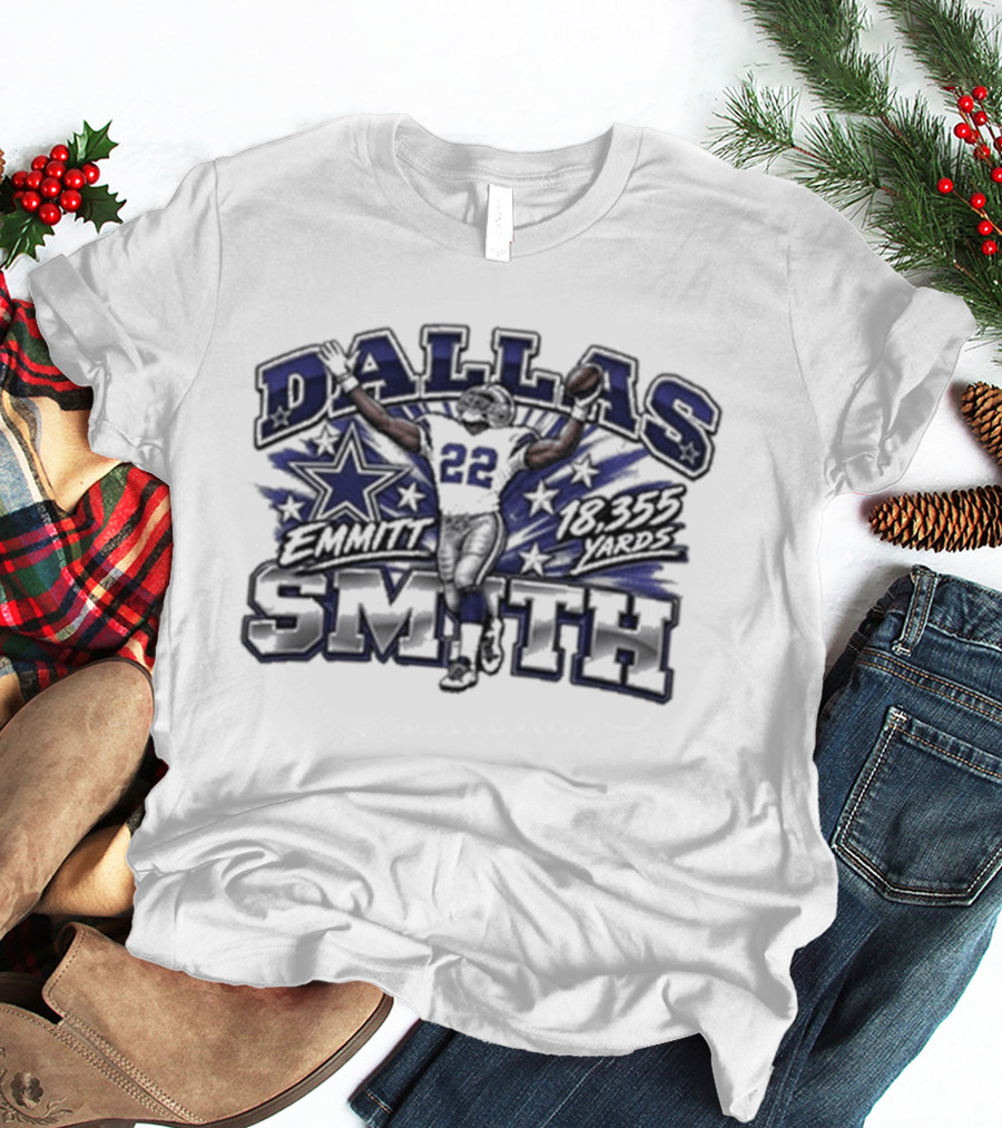 Dallas Emmitt Smith 22 Cheer Legacy T-Shirt