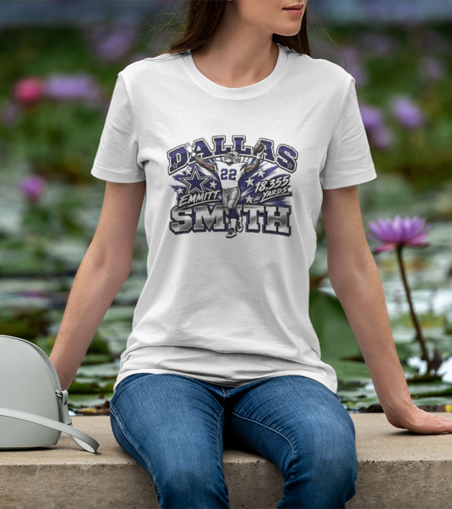 Dallas Emmitt Smith 22 Cheer Legacy T-Shirt