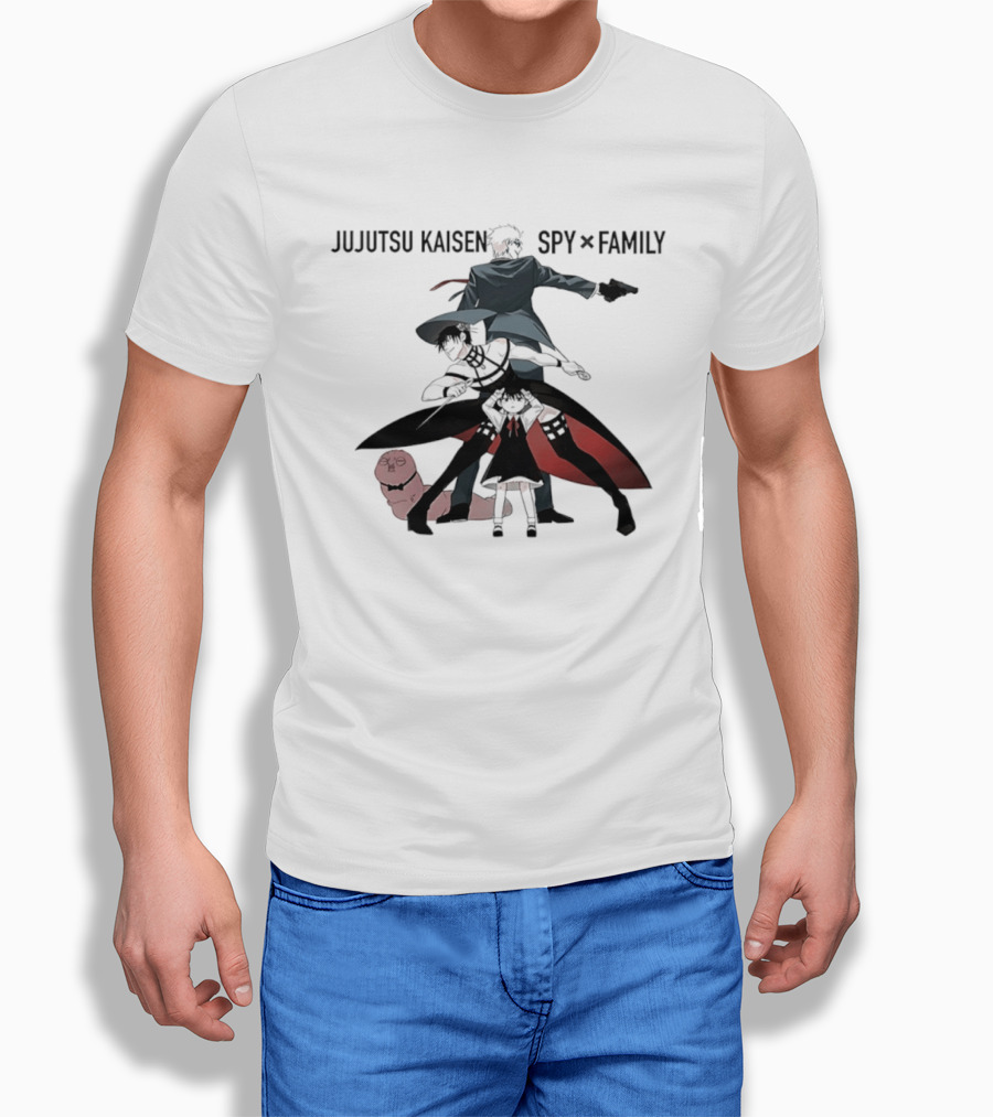 Jujutsu Kaisen Spy X Family Anime Crossover Collaboration Characters T-Shirt