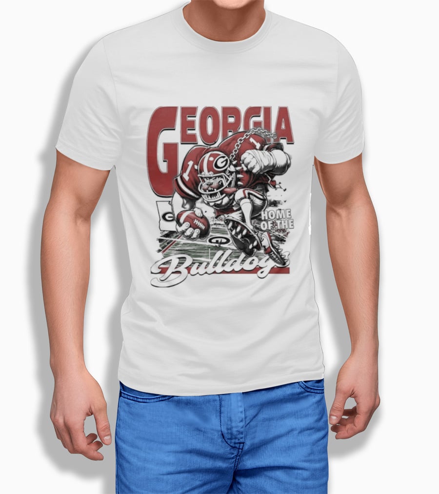 Georgia Bulldogs Home Of The Football Bulldogs T-Shirt