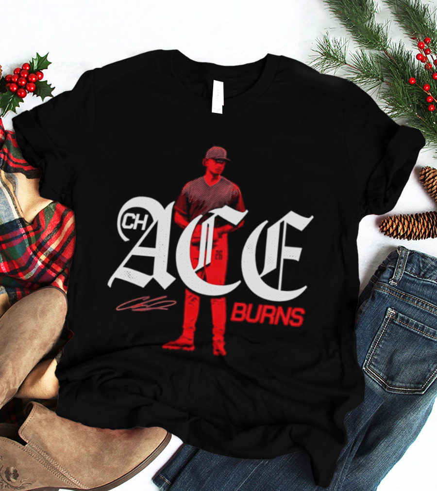 ChACE Burns Cincinnati Reds Chase Burns Baseball Player T-Shirt