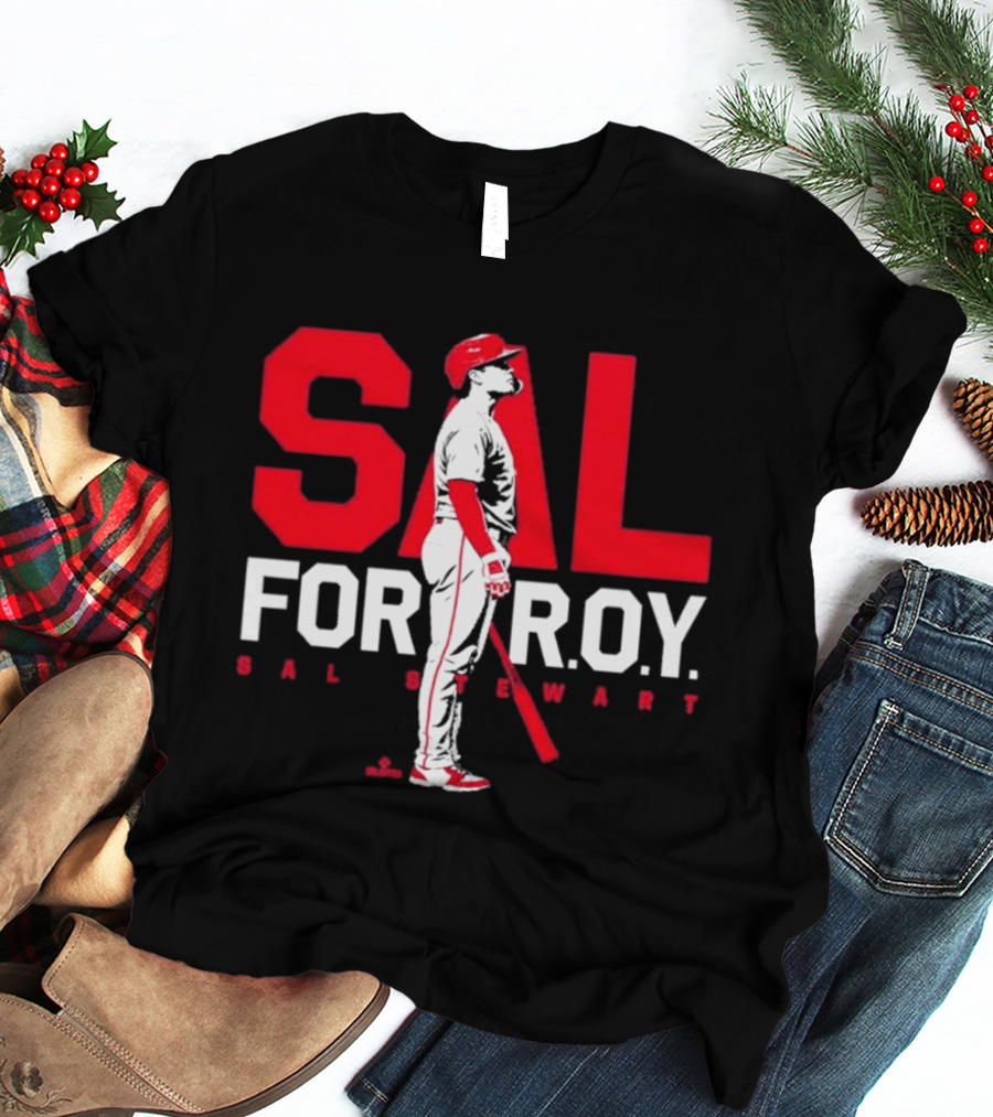 Cincinnati Reds Sal Stewart For Rookie Of The Year 2026 T-Shirt