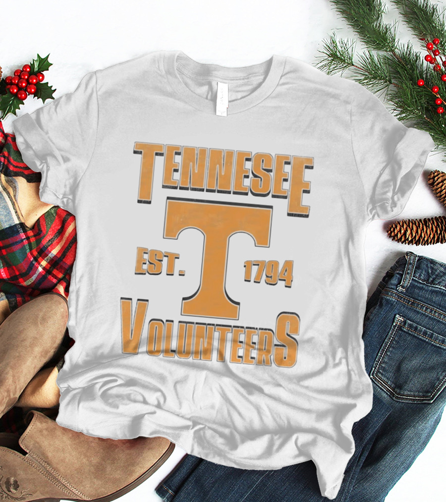 Tennessee Volunteers Est 1794 NCAA College Football Bold Orange T T-Shirt