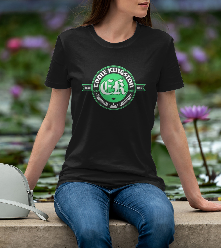 Eddie Kingston Mad King ER 73C 914 Crown Laurel T-Shirt