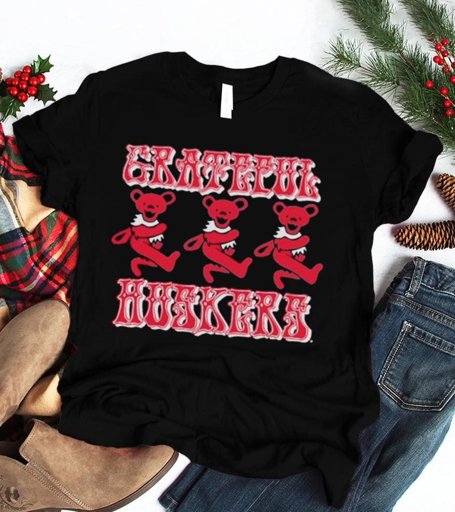 Nebraska Cornhuskers Grateful Huskers Dancing Bears T-Shirt
