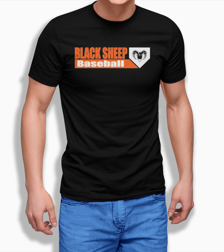 Dee Strange Gordon Black Sheep Baseball Ram T-Shirt