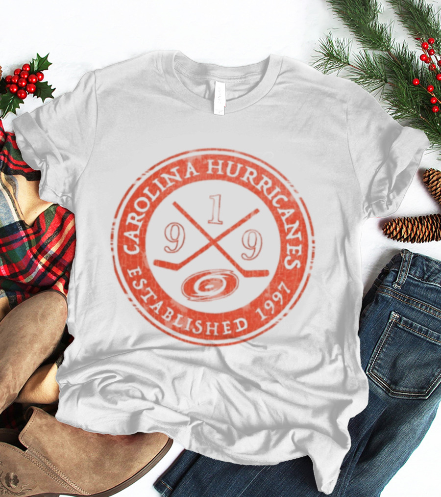 Carolina Hurricanes 919 Established 1997 T-Shirt