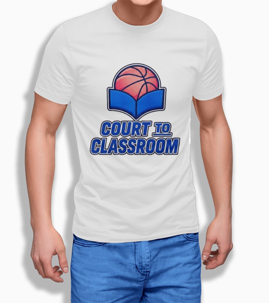 Morez Johnson Jr Court To Classroom Basketball And Education T-Shirt