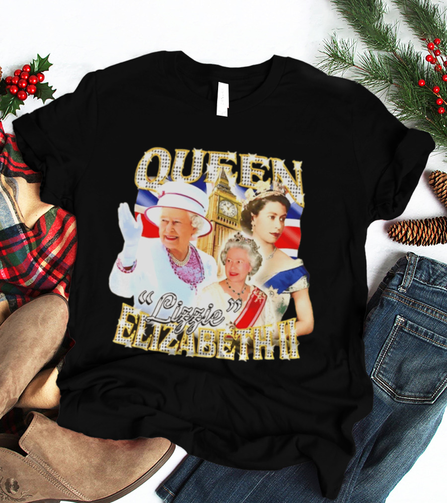 Queen Elizabeth II Lizzie 90s Bootleg Iconic Royal T-Shirt