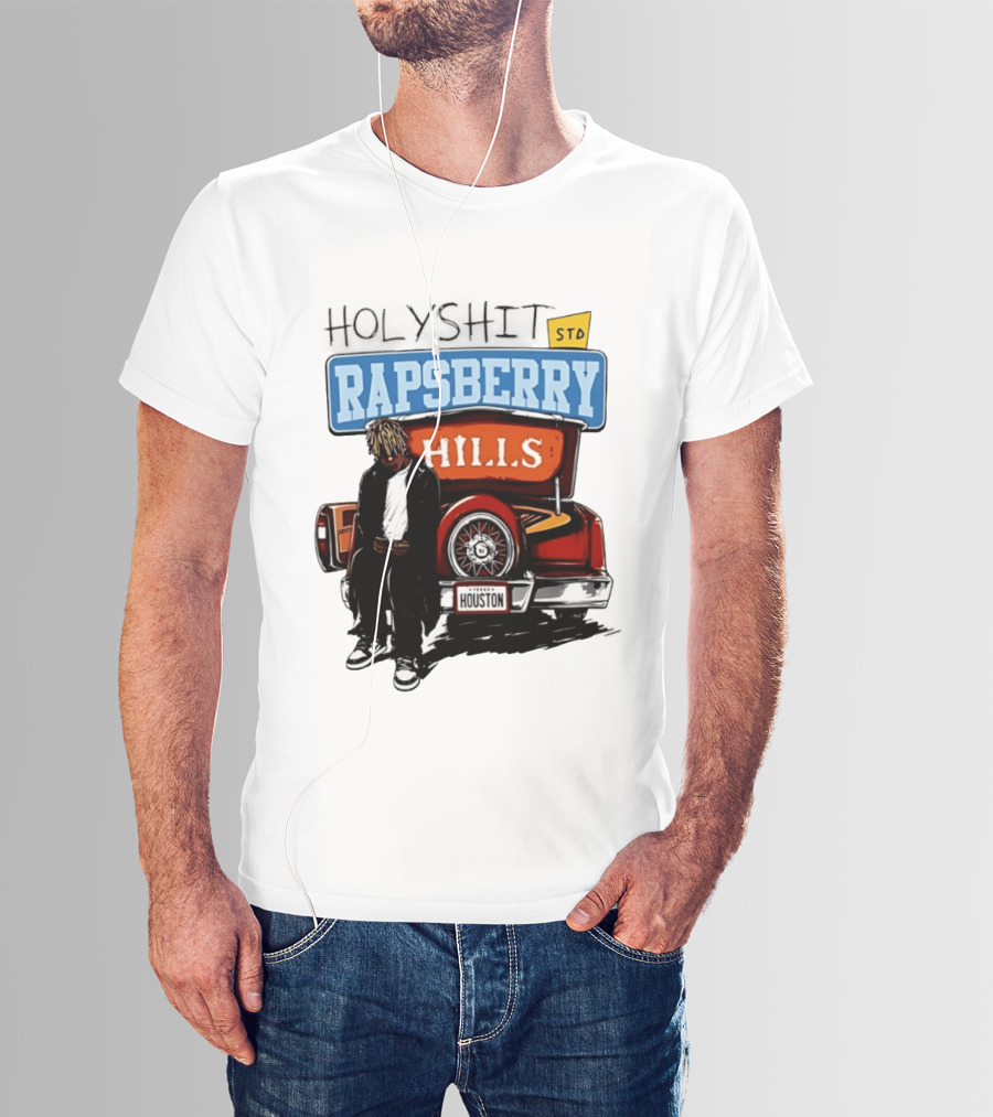Holyshit Std Rapsberry Hills Houston Texas Car Scene T-Shirt