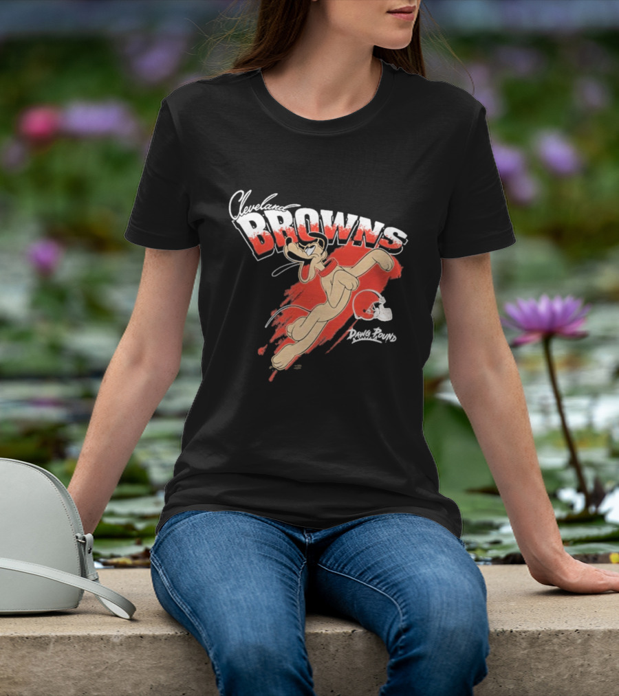 Cleveland Browns Pluto Disney Character Collaboration 2026 T-Shirt