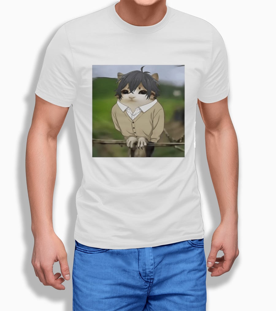 Horimeowls Miyamura Cat Owl Meme Anime Hybrid T-Shirt