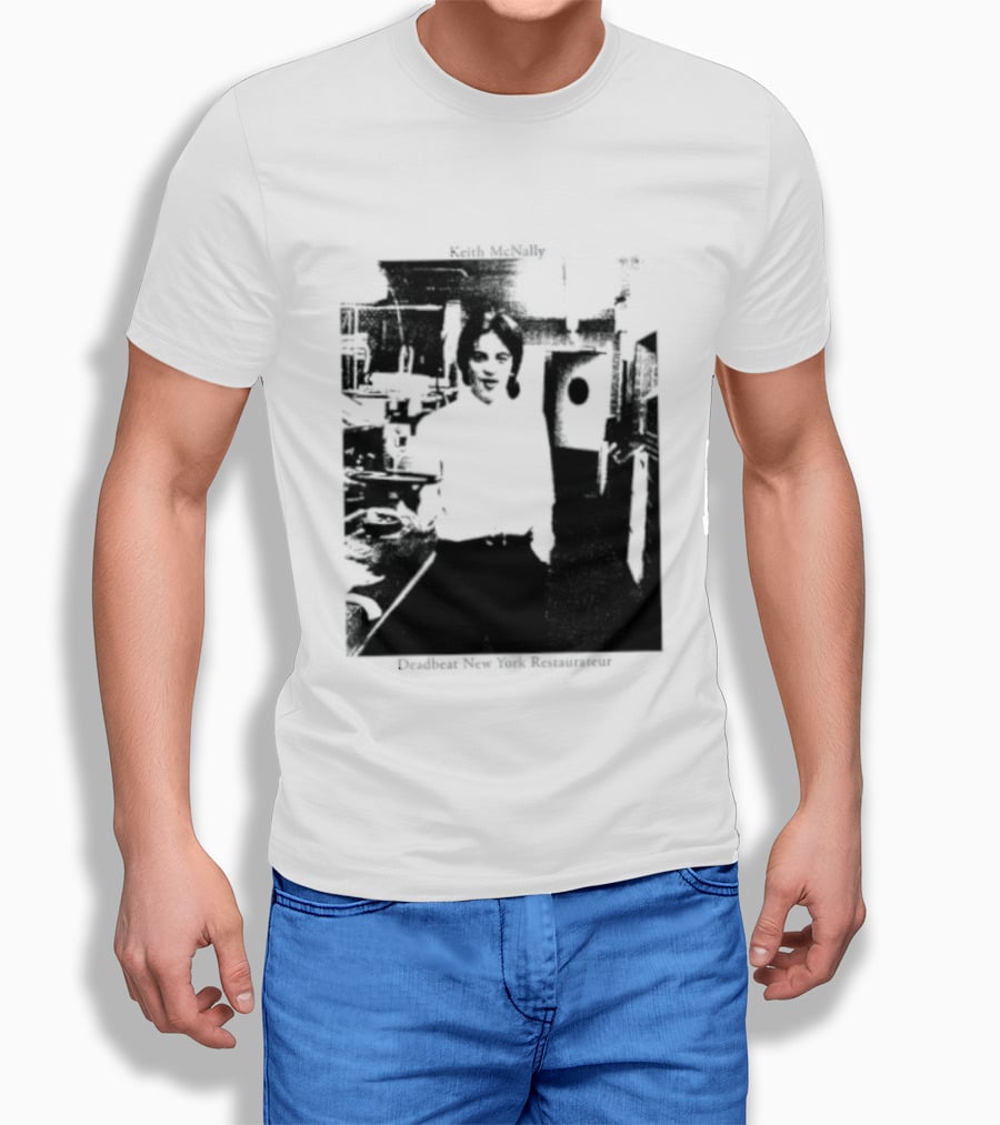Keith McNally Dead Beat New York Restaurateur Black And White T-Shirt