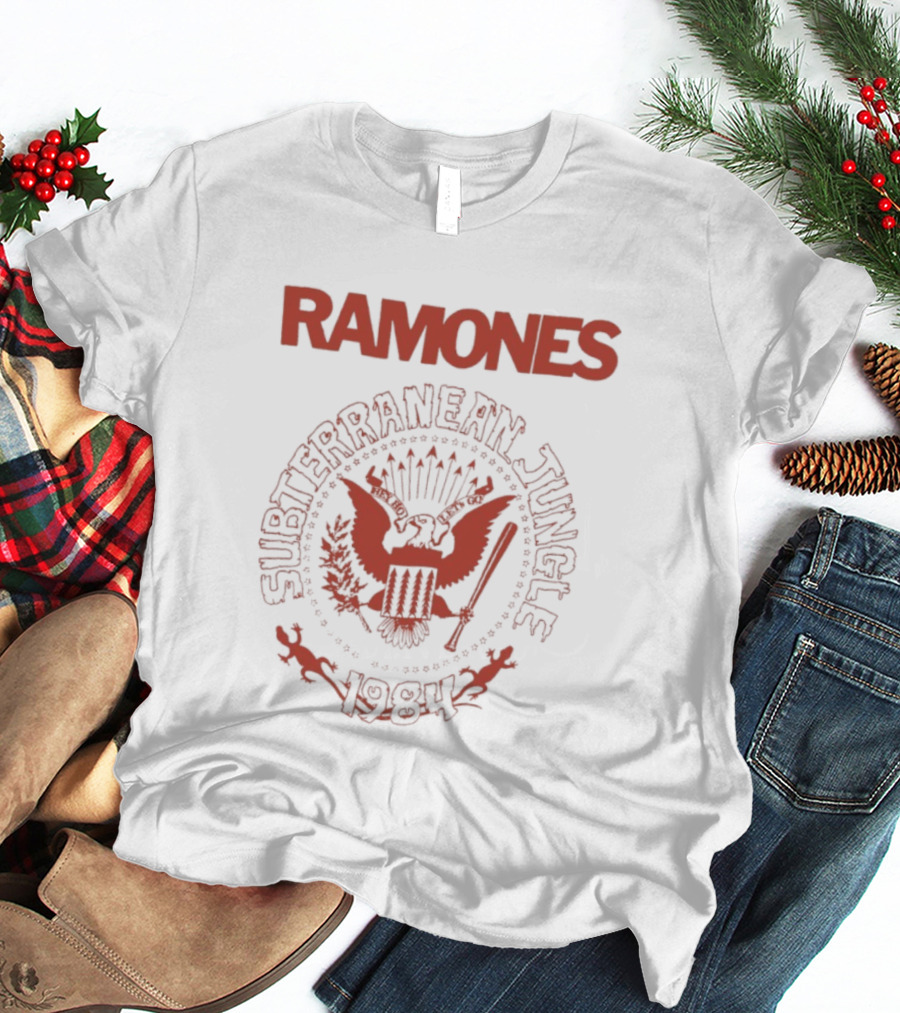 Ramones Subterranean Jungle 1984 Hey Ho Let's Go T-Shirt