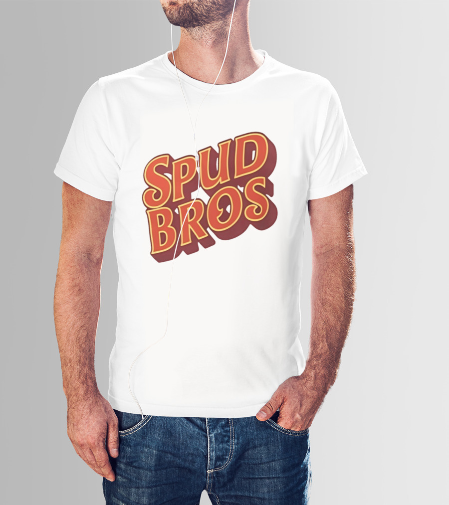 Spud Bros Joe Tessitore Playful Retro Font T-Shirt