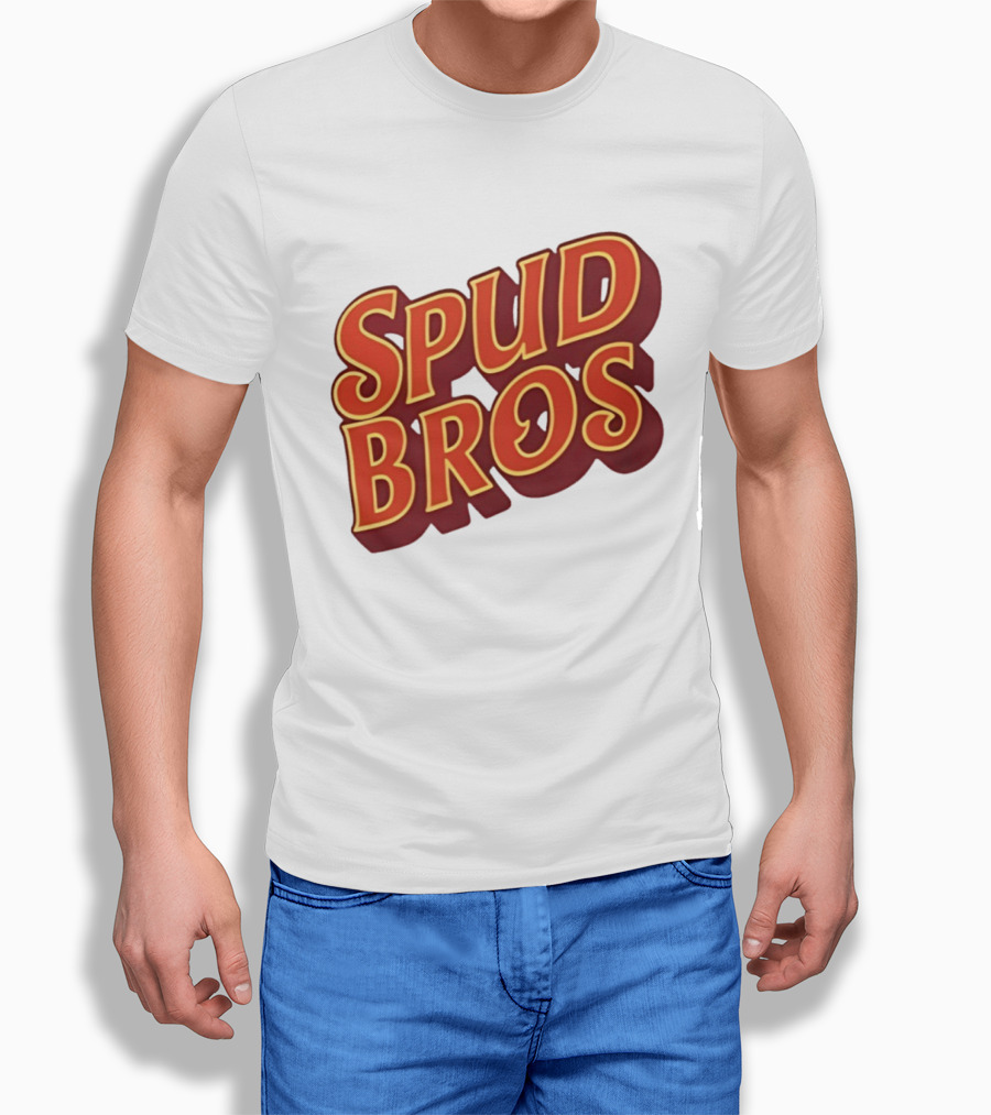 Spud Bros Joe Tessitore Playful Retro Font T-Shirt