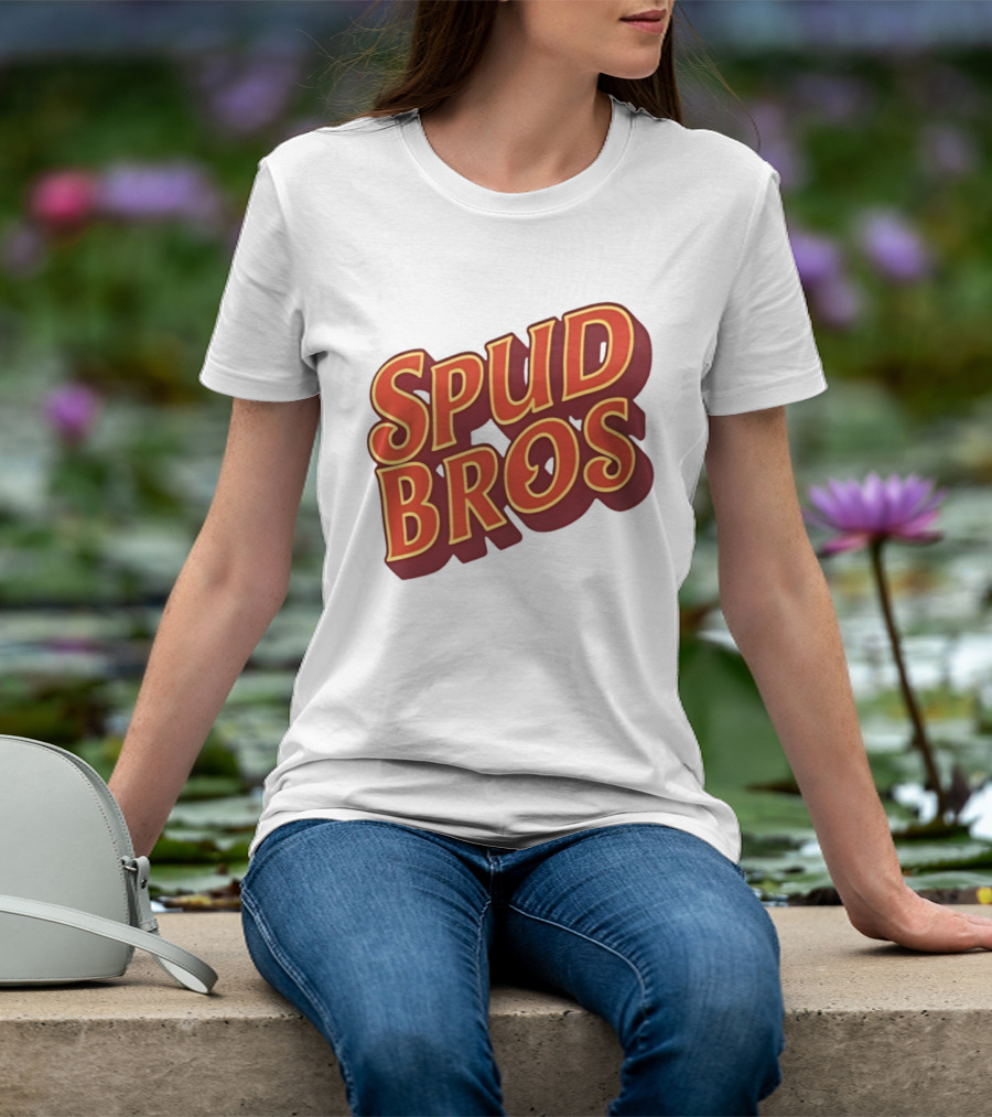 Spud Bros Joe Tessitore Playful Retro Font T-Shirt