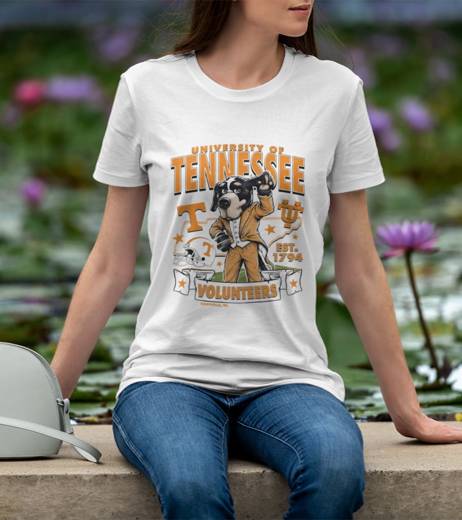 University Of Tennessee Volunteers Mascot Est 1794 Knoxville TN T-Shirt