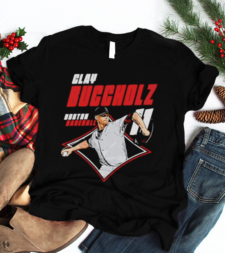 Clay Buccholz 11 Boston Red Sox Pitching Legend T-Shirt