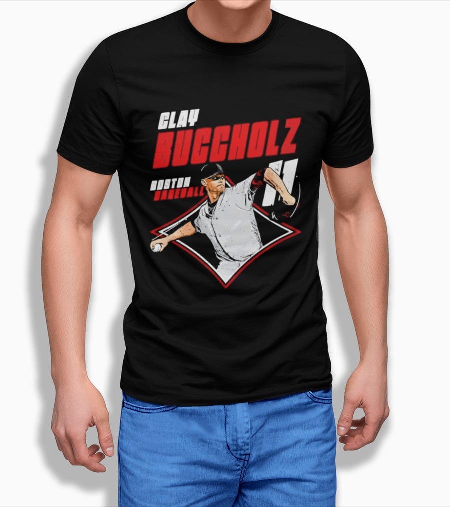 Clay Buccholz 11 Boston Red Sox Pitching Legend T-Shirt