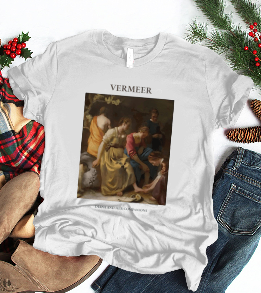 Vermeer Diana And Her Companions 1655 Gogh Company T-Shirt