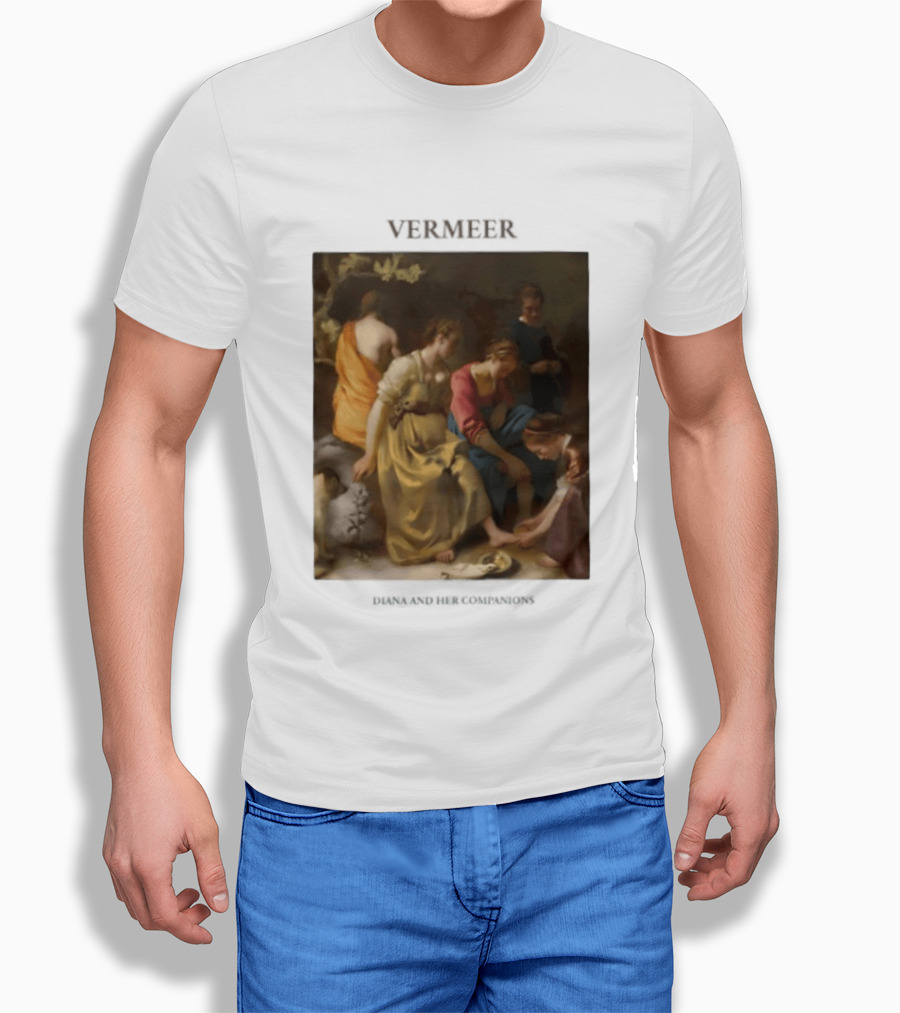 Vermeer Diana And Her Companions 1655 Gogh Company T-Shirt