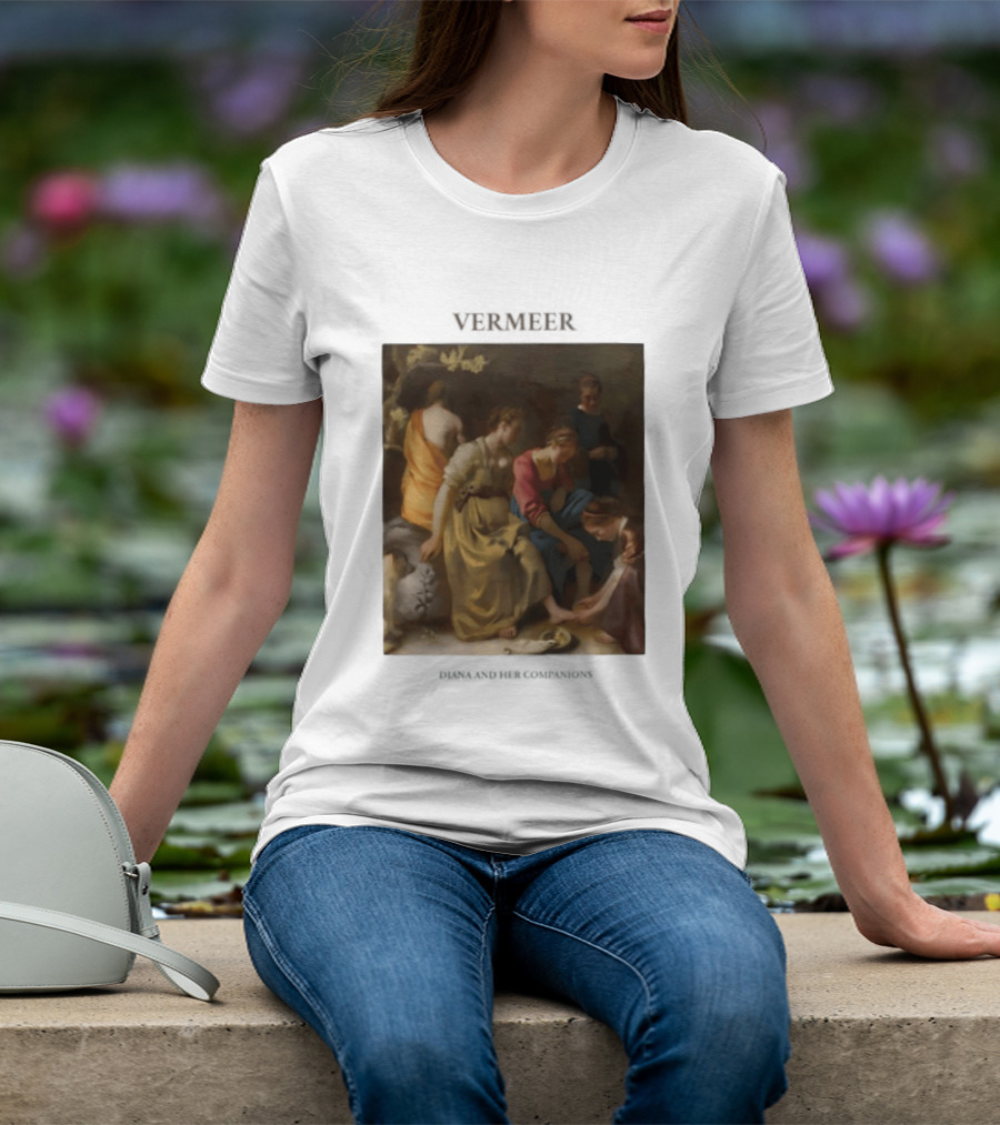 Vermeer Diana And Her Companions 1655 Gogh Company T-Shirt
