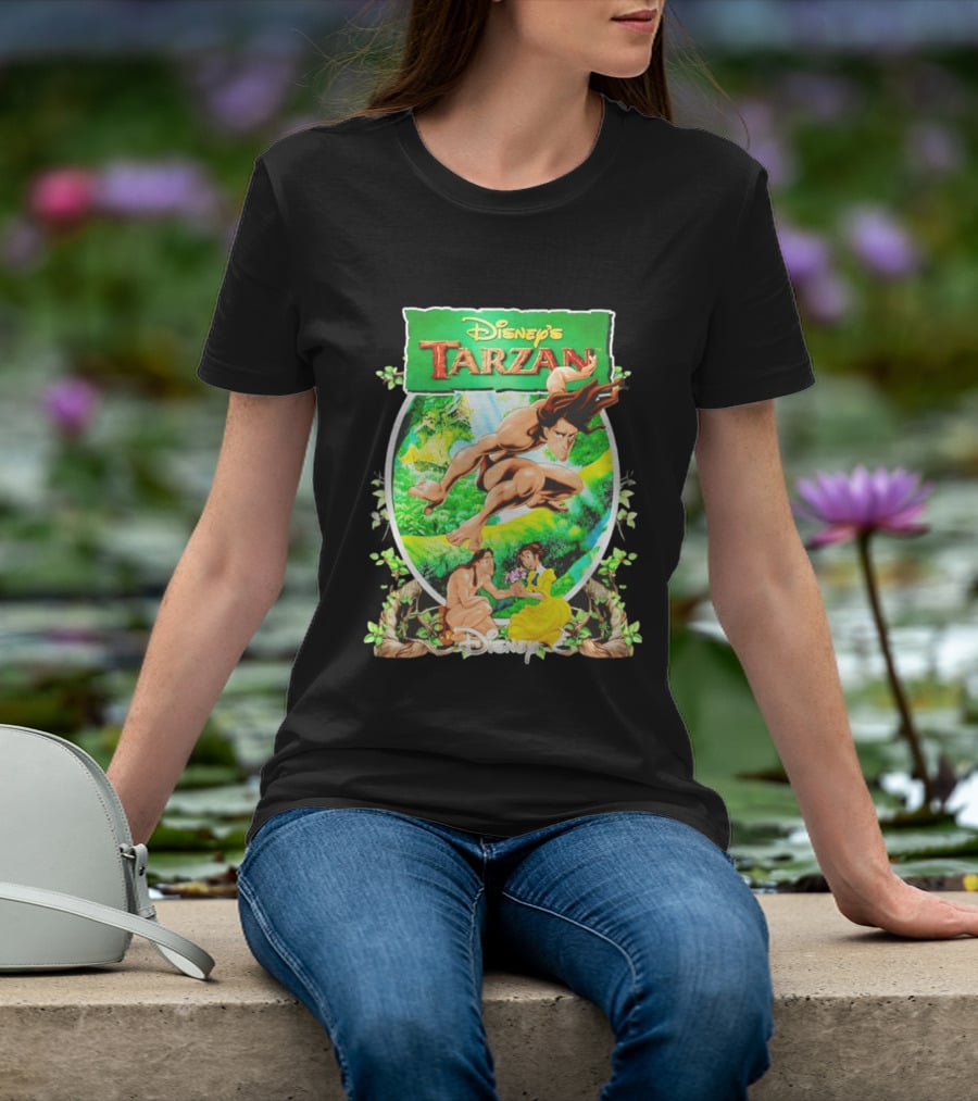 Disney's Tarzan Jungle Adventure Jane Animation Scene T-Shirt