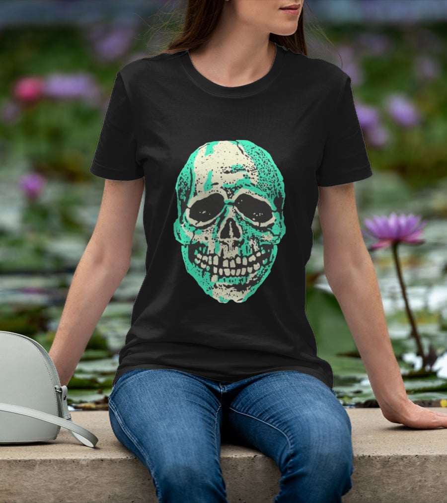 Halloween Trio Skull Spooky Gothic T-Shirt