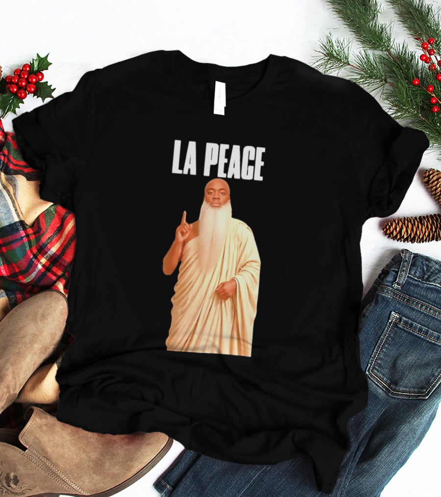 Kai Cenat La Peace Meme Togalike Robe And Beard T-Shirt