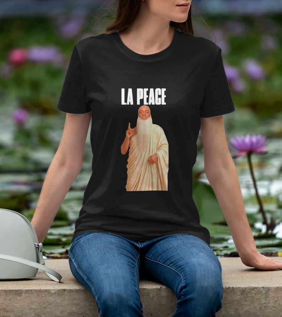Kai Cenat La Peace Meme Togalike Robe And Beard T-Shirt