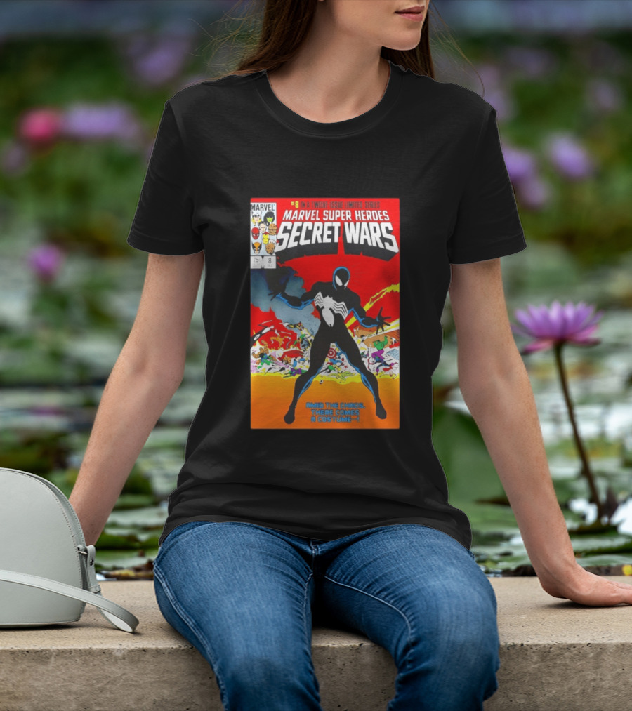 Marvel Super Heroes Secret Wars Number 8 Black Costume Amid The Chaos There Comes A Costume T-Shirt