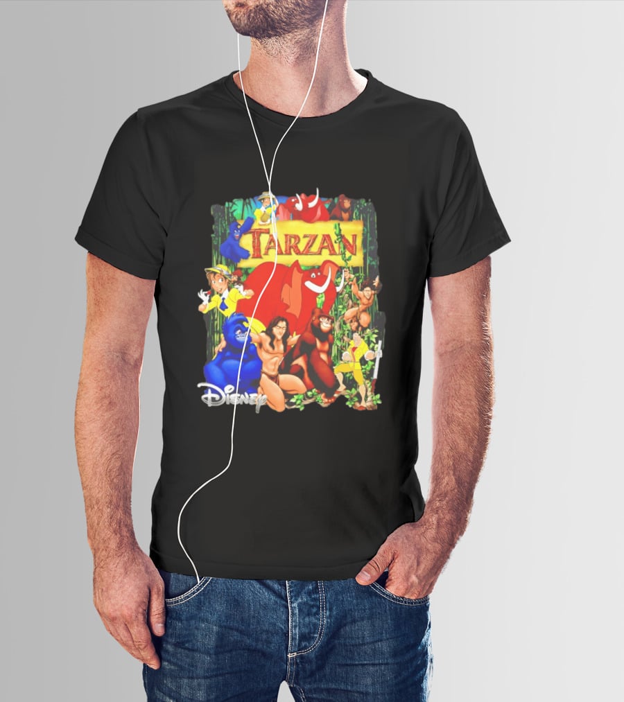 Disney Tarzan Characters Jane Porter Terk Adventure T-Shirt